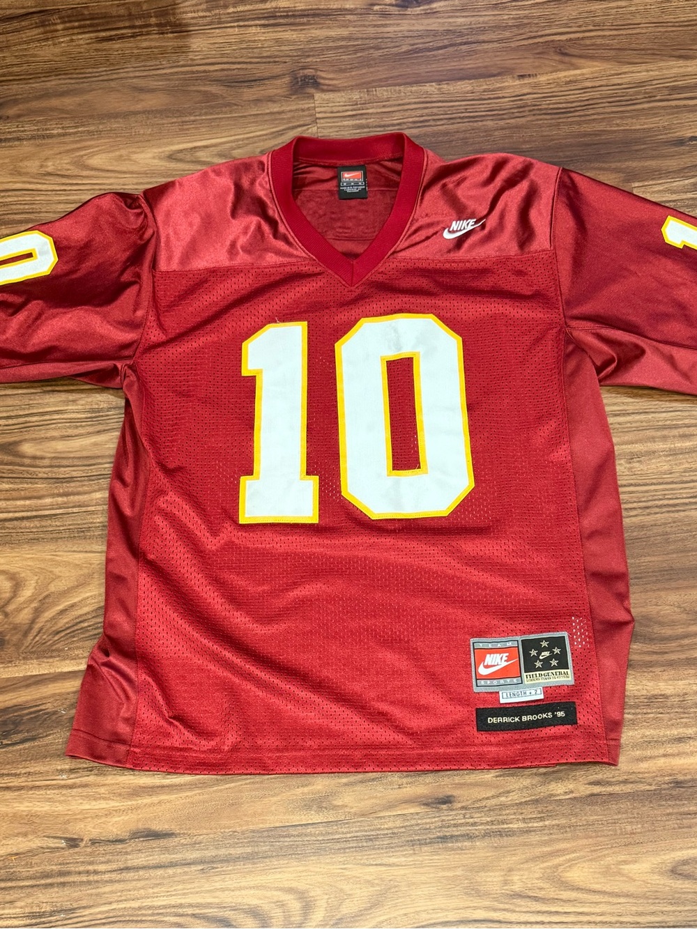 Vintage Nike Florida State Seminoles Derrick Brooks Jersey Size M